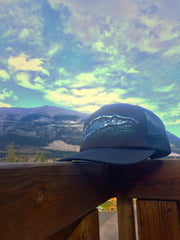 My Blue Yam Trucker Hat: Mt Yamnuska