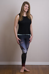 Canadian Flag Legging. Photo at Canmore Nordic Ctr
