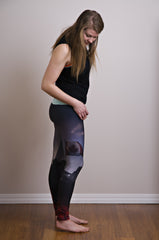 Canadian Flag Legging. Photo at Canmore Nordic Ctr