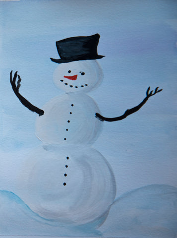 Free: Snowman Watercolour