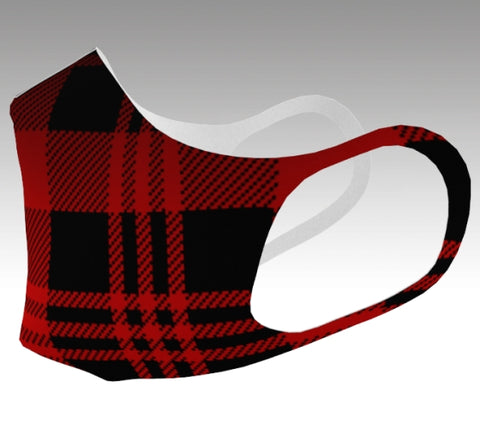 Double Knit Mask: Cozy Plaid