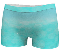 Aqua boyshort panty with mount rundle at canmore photo 
