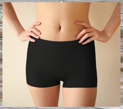 Moraine Lake on stylish black background womens underwear Boyshort panty