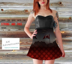 Strong and Free Skirt with Canada Flag