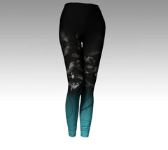 Three Sisters Legging with Deep Aqua bottom
